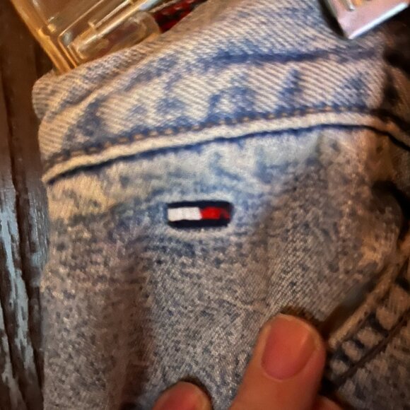 Vintage Tommy Hilfiger Women’s Jeans Sz 6 High Rise Light Wash 100% Cotton 90s - Picture 2 of 6